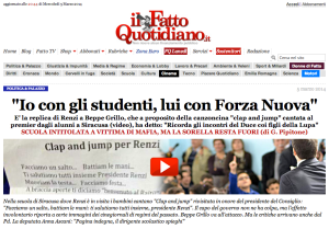 Canzone Renzi - Apertura Il Fatto